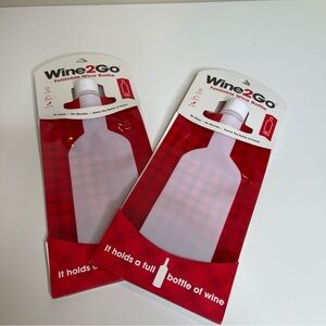 Wine2Go Foldable Wine Bottle Reusable